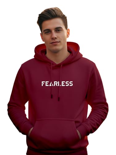 Image of XENOVAURBAN Hoodie for Men /Women | Unisex fit Cotton Fleece Hooded Sweatshirt - FEARL1
