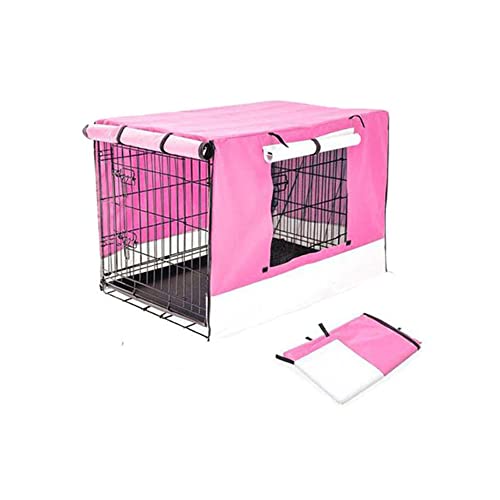 Paw Mate Cage Cover Enclosure for Wire Dog Cage Crate 42in - Pink