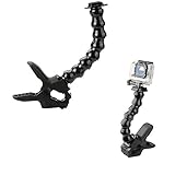 gopro jaws flex clamp Compatible con todas las cámaras GoPro, como Hero5, Hero5 Session, Hero4, Hero3 +, HERO3, HERO2, Hero1 y la mayoría de cámaras de deporte.