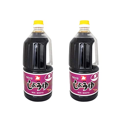 緑屋本店 一騎しょうゆ うまくち醤油 紫 濃口 1500ml × 2本