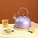 Amesor Hervidor Acero Inoxidable 2 L con Mango Grano Madera Anti-escaldado Imagen de Amesor Hervidor Acero Inoxidable 2 L con Mango Grano Madera Anti-escaldado