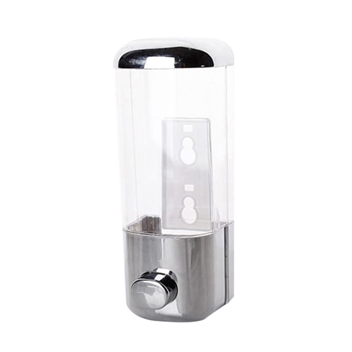 HOLIDYOYO Stainless Liquid Dispenser Wall Mounted Shampoo and Shower Gel Container for Bathroom and Saving Lotion and Soap Pump