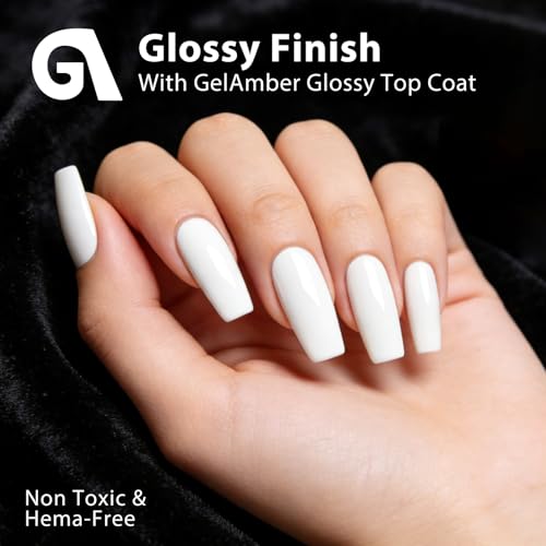 Esmalte en gel blanco sólido GELAMBER 15ml miniatura 4