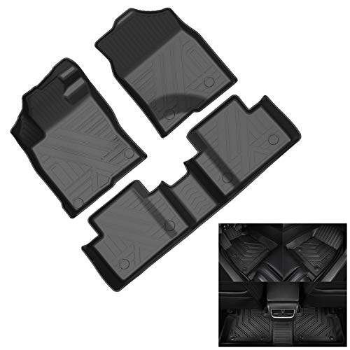 Avsty Floor Mats for Honda Civic 2016 2017 2018 2019 2020 2021,All Weather Floor Liners Mats (1st & 2nd Row)