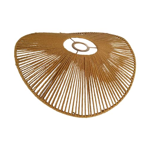 Sharplace Pantalla de Lámpara Rústica Hecha a Mano con Cuerda Tejida para Lámparas Colgantes, Candelabros, Pantallas de Lámparas de Pie, Cafeterías, Comedores Y
