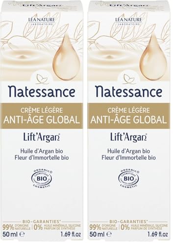 Crème anti-âge global Natessance 50ml pour rayonner fraîchement au quotidien