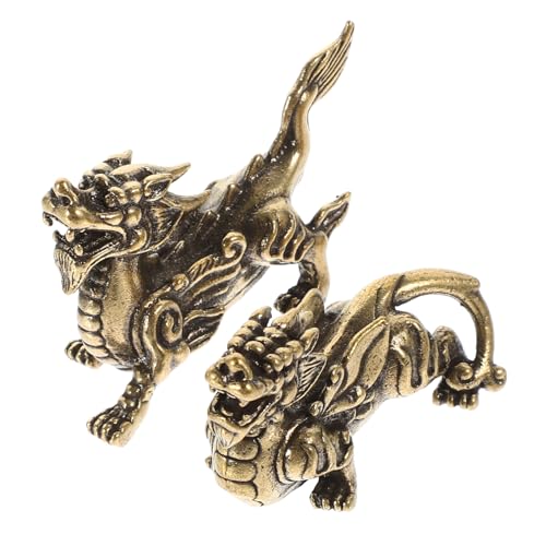 Statues Kylin en Laiton Feng Shui : rompez la monotonie de vos meubles vides