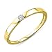 Produktbild Miore Ring Damen 0.05 Ct Solitär Diamant Verlobungsring aus Gelbgold 9 Karat / 375 Gold, Schmuck