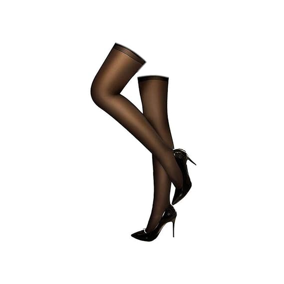 Besoya Mart Full Legs Stockings for Girls and Women Stockings Thigh-Highs Stockings -Black Color Thigh Length (Pack of 1) MH21