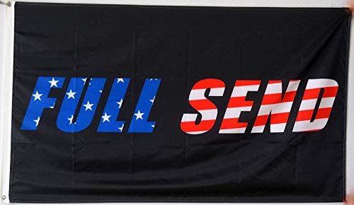 bA1 Outdoor Nelk Boys - Full Send Flag - Cool Flags - Funny