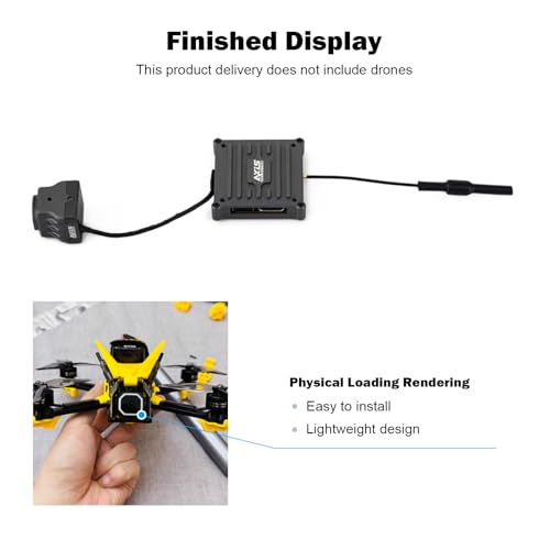 Image of Lens Modification Parts & Aluminum alloy Cooling Upgrade Kit For DJI O4 Air Unit Compatible with O3 Frame (14MM Component Set)