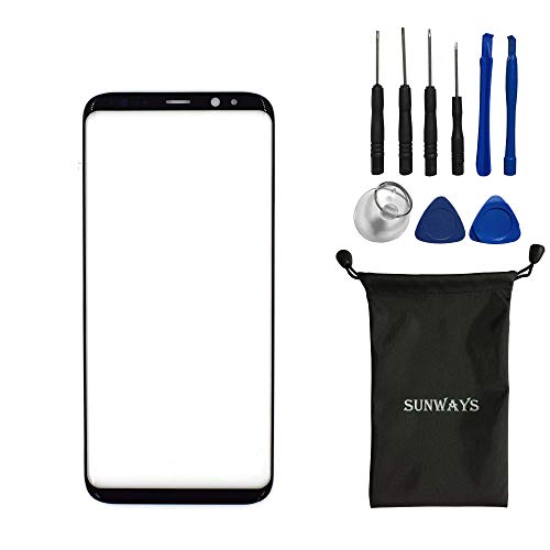 sunways Outer Glass Lens Screen Replacement for Samsung Galaxy S8 G950F G950U G950A G950P G950T G950V(5.8
