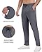 3 Pack Mens Athletic Sweatpants with Zipper Pockets,Workout Gym Joggers Pants for Men Running Jogging Pants-BlackDark GrayNavy-L