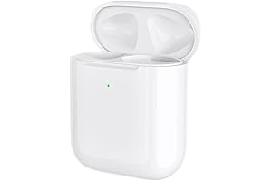 Replace Airpods 1 2 Charging Case Wireless Charger with Bluetooth Sync