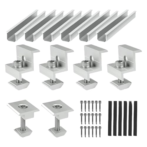 Support de montage panneau solaire en alliage d'aluminium rigide avec ventilation optimisée - 7
