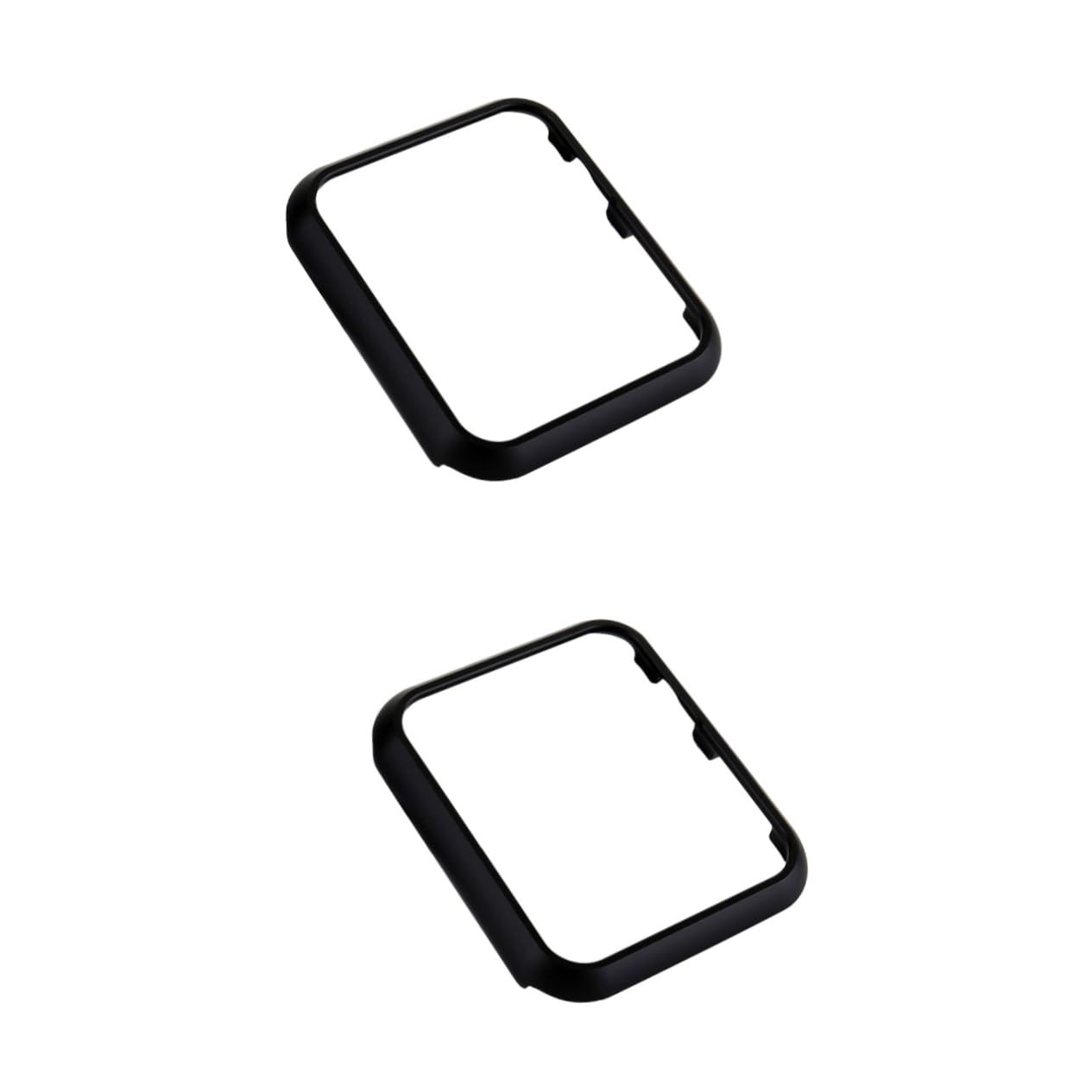 ARTIBETTER 2pcs Protective Frame Watch Protector Aplee Watch 44mm Watch Case Watch Band Compatible for Metal Protection Frame Aluminum Alloy Protection Frame Bling Watch Screen Plate