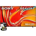 Sony K55XR70 BRAVIA 7 55 inch 4K HDR Smart QLED Mini-LED TV 2024 Bundle with 2 YR CPS Enhanced Protection Pack