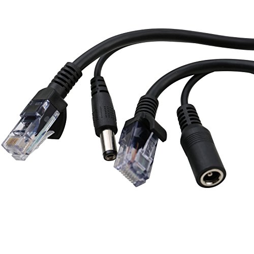 UHPPOTE PoE Splitter Injector Adaptador Power Over 4 Cores Ethernet 100M Red UTP miniatura 4