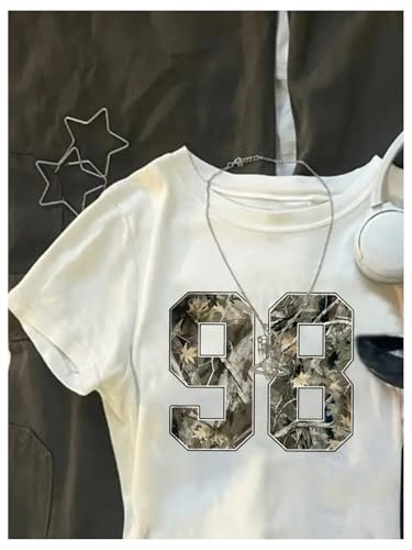 SOLY HUX Girl's Camo Number Graphic Tees Casual Crew Neck Short Sleeve T Shirts3