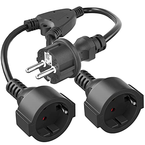 Allocacoc PowerCube Extended USB – 4-fach Steckdosenleiste Mit 2,1A USB-Ladung