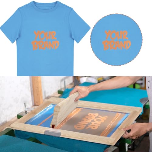 image for Colovis Screen Printing Frame and Squeegee Kit for Home or Small Busin
