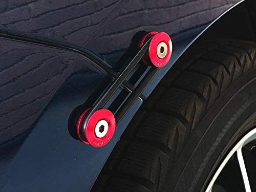 Ijdmtoy Universal Fit Red Finish Jdm Quick Release Fastener Kit For Car Bumper Trunk Fender Hatch Lid #TOP7