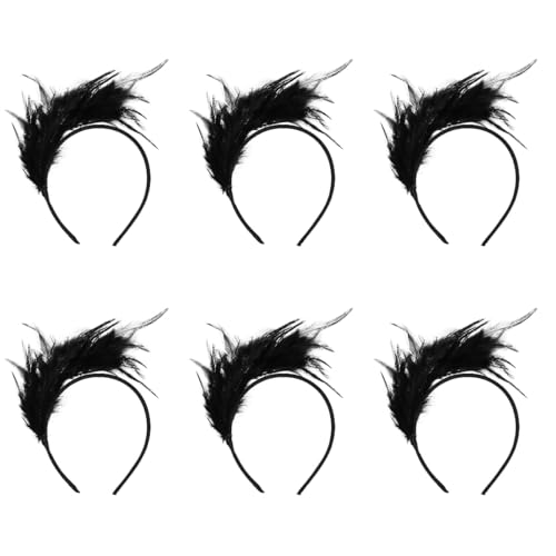 Bandeau plumes femme élastique pour coiffure mariage accessoire fête et photographie