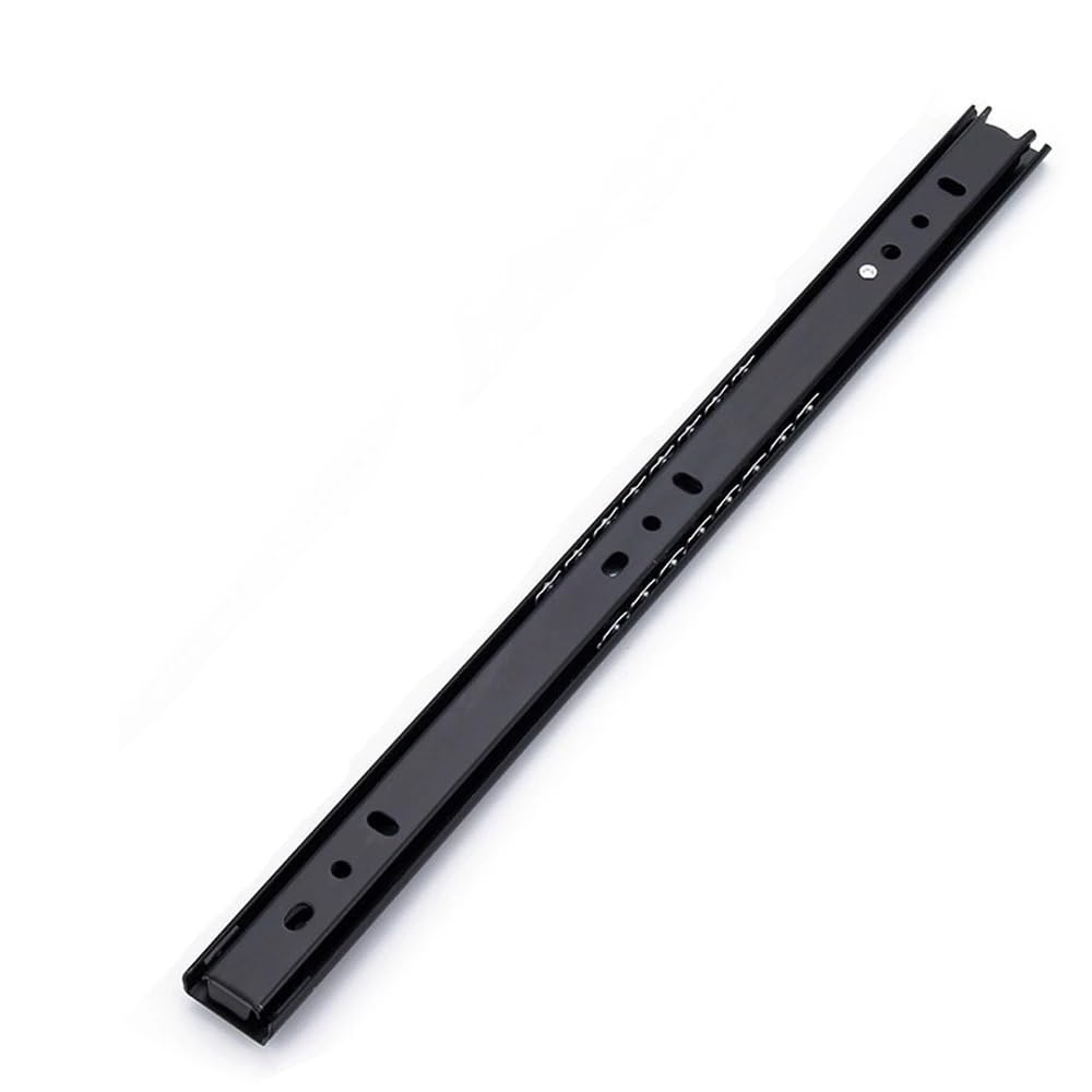 Guide scorrevoli per cassetti resistenti, 45 cm, con cuscinetti a sfera, design a due sezioni ispessite per mobili scorrevoli