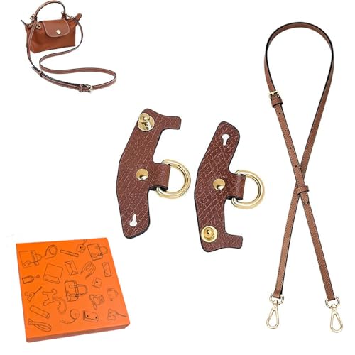 Image of Chispee Bag Strap Accessories for Crossbody Bag Punch-Free Real Leather Shoulder Strap Perforated Conversion Accessories