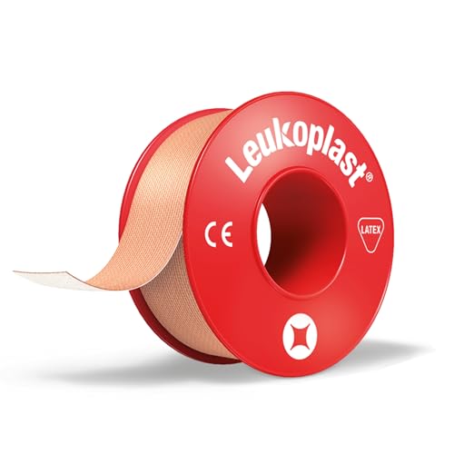 Leukoplast Dressing Fixation Tape - Adhesive Medical Tape to Fix Wound Dressings in Place - 2.5cm x 5m 1 Roll