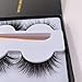 3 Styles Fluffy Mink Eyelashes 100% Siberian 3D Mink Fake Lashes Cruelty-Free False Lashes Pack with EyeLash Tweezers