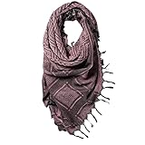 Cot-Oath Tactical Desert Keffiyeh Arab Scarf Womens Men Shemagh Tassel Scarves Neck Wrap Casual Outdoor Wear