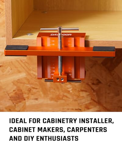 DAYDOOR Gabarito de montagem de porta de armário, ferramenta de gabarito de hardware de armário com