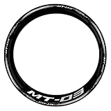 Gli adesivi per cerchi moto hanno un effetto decorativo. Un effetto riflettente, che sarà più evidente sotto la luce notturna, in modo che gli altri notino la tua presenza; aggiungi elementi alla tua moto, cambia l'aspetto del cerchio, rendilo più attraente e mantienilo in condizioni ottimali durante la guida.