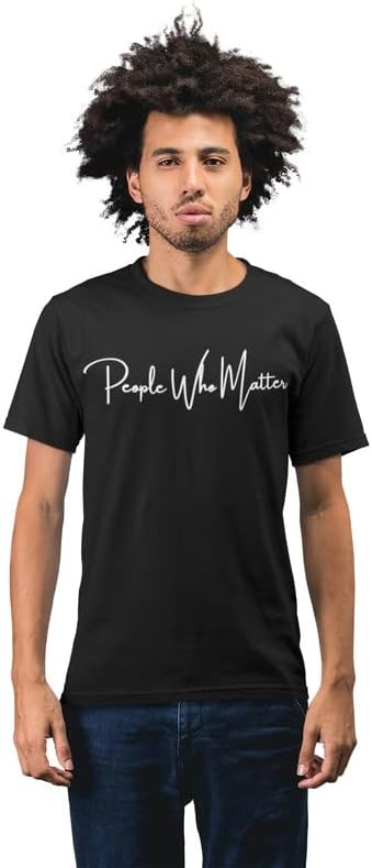 B Plogs People Who Matter in Amsterdam Style Men's 100% Cotton Round Neck T-Shirt