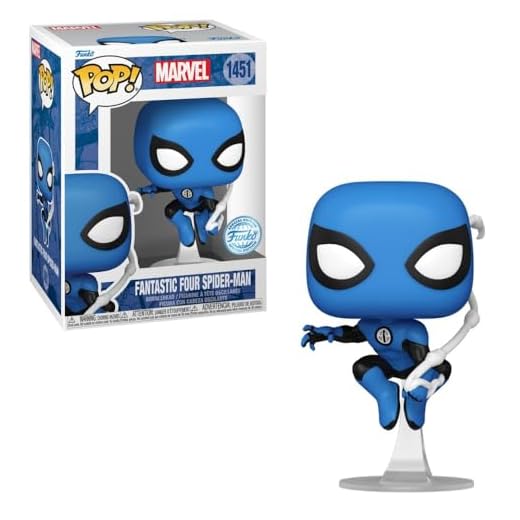 Funko Pop Marvel: The Fantastic Four - Disfraz exclusivo de Spider-Man Blue