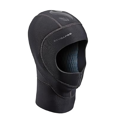 SCUBAPRO Women's NovaScotia Steamer with Hood Wetsuit with 7.5mm Thickness, X-Large Short, Black