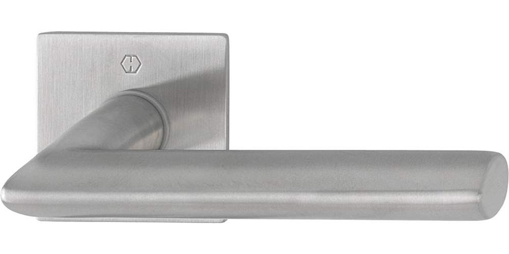 Coppia di maniglie per porta Stock.E1140Z/848N VA F69 m, rosette per maniglia VK 8 mm HOPPE