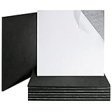Woiworco Black Acoustic Panels Sound Proof Panel, 8 Pieces 12' x 12' x 0.35' Sound Dampening Panels...