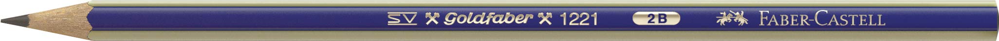 FABER - CASTELL PENCIL LEAD FABER - CASTELL GOLDFABER GRAPHITE 2B TIN CUP PK72 ( EACH )