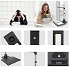 Book Scanner, 20MP High Resolution Portable Document Camera, OCR Multi-Language USB Document Scanner, A3 Large Format Scanner Compatible for Windows