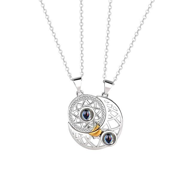 See full amazon price history chart for Vembley Unisex Child Valentines Day Couple Necklace Matching Bracelets For Couples Gifts Heart Necklace Sun And Moon Necklace For Her Him Best Friends I Love You Necklace 100 Languages Vembley Unisex Child Valentines Day Couple Necklace Matching Bracelets For Couples Gifts Heart Necklace Sun And Moon Necklace For Her Him Best Friends I Love You Necklace 100 Languages (B0CWLM6RML) Amazon Price History, Amazon Price Tracker