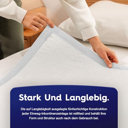 30 x PULP Krankenunterlagen 60x90cm | Hoch Saugfähig, Einweg Inkontinenz Bettunterlage | Wickelunterlage Für Babys | Inkontinenzauflagen Und Bettunterlage Wasserdicht Für Erwachsene, Baby's Haustiere