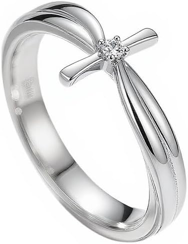 Custom Personalized Two-Tone/Single-Tone Cross Collection Birthstone Ring Name Engraved 925 Sterling Silver/10K/14K/18K Gold Promise Anniversary Engraved Ring For Women