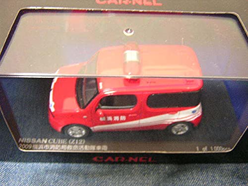 | 1&frasl;43 CAR-NEL 日産キューブ（Z12) 2009年横浜市消防局救命