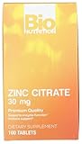 Bio Nutrition Zinc Citrate, 30 mg, 100 Tablets