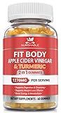 Apple Cider Vinegar Gummies with Turmeric - ACV Gummies for Healthy Weight, Boosting Energy, Healthy Gut & Digestion, Detox & Cleansing - Packed with Ginger, B12, Black Pepper & Pomegranate
