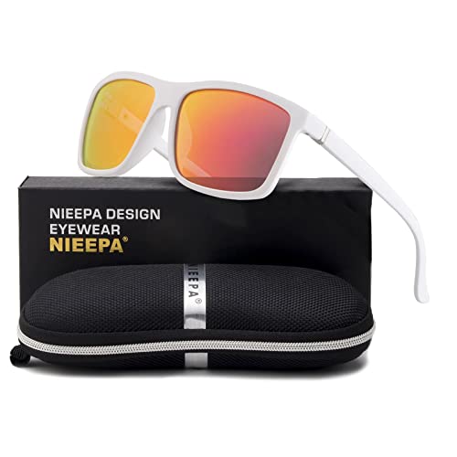 Image of Men's Sports Polarized Sunglasses Square Frame Glasses NP1007