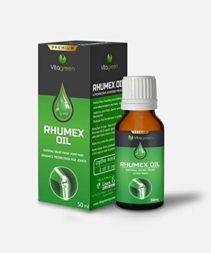 Image of VitaWin Rhumex Ayurvedic Massage Oil 50ml | Herbal Oil for Joint, Muscle & Mobility Support | Traditional Ayurvedic Wellness Formula | External Application