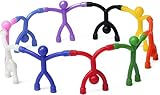 MAGMEN Classic Magnetic Fidget Toy Figures for Kids 3-8, Toddlers & Boys Girls | 10-Piece Solid Set for Travel, Road Trip, Desk & Stocking Stuffer Gifts.